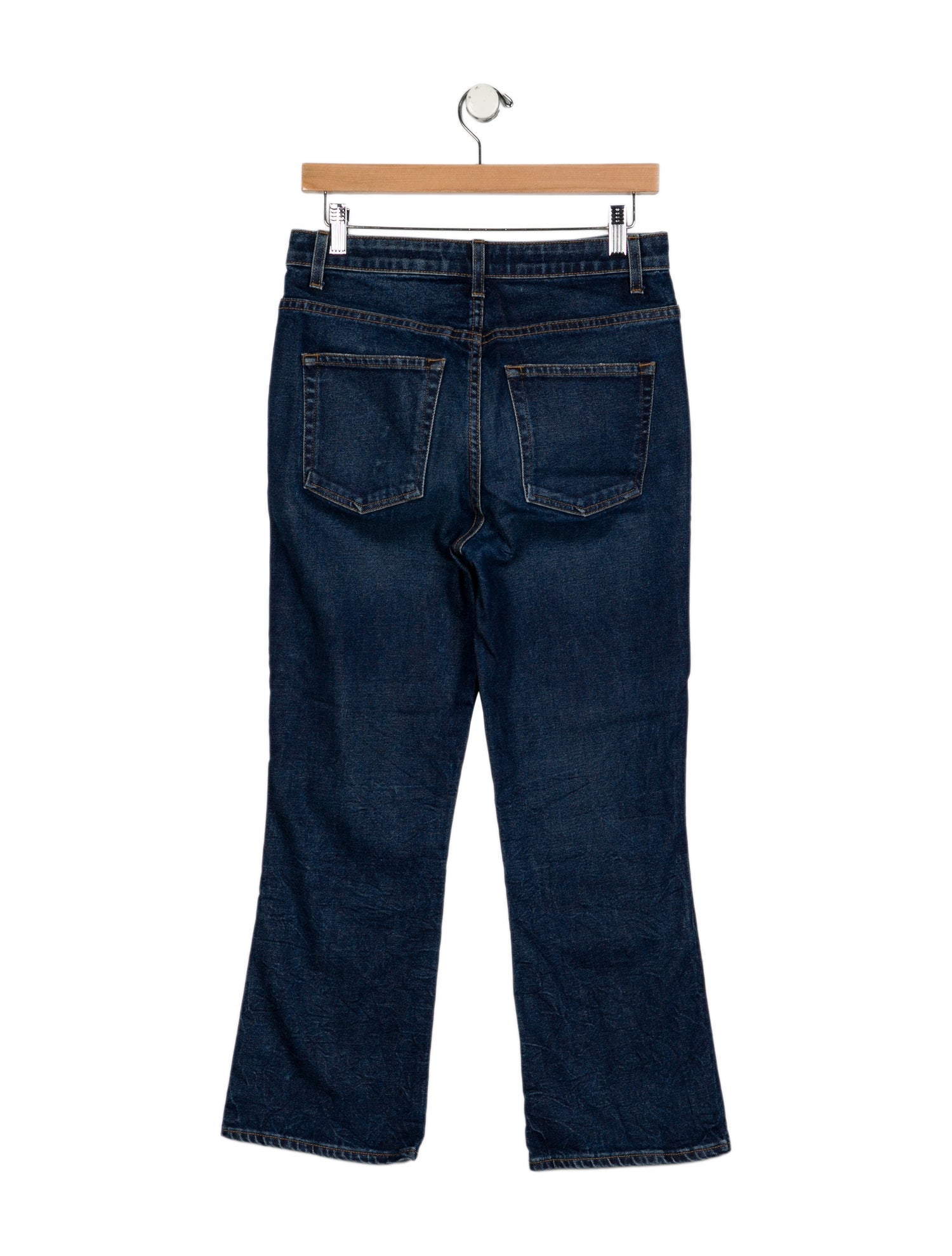 Khaite High-Rise Straight Leg Jeans