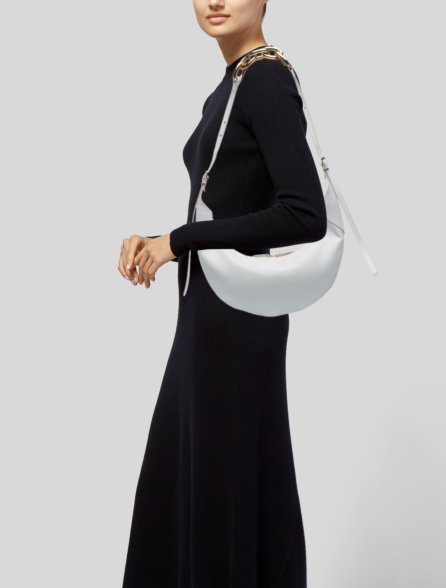 Khaite Leather Shoulder Bag