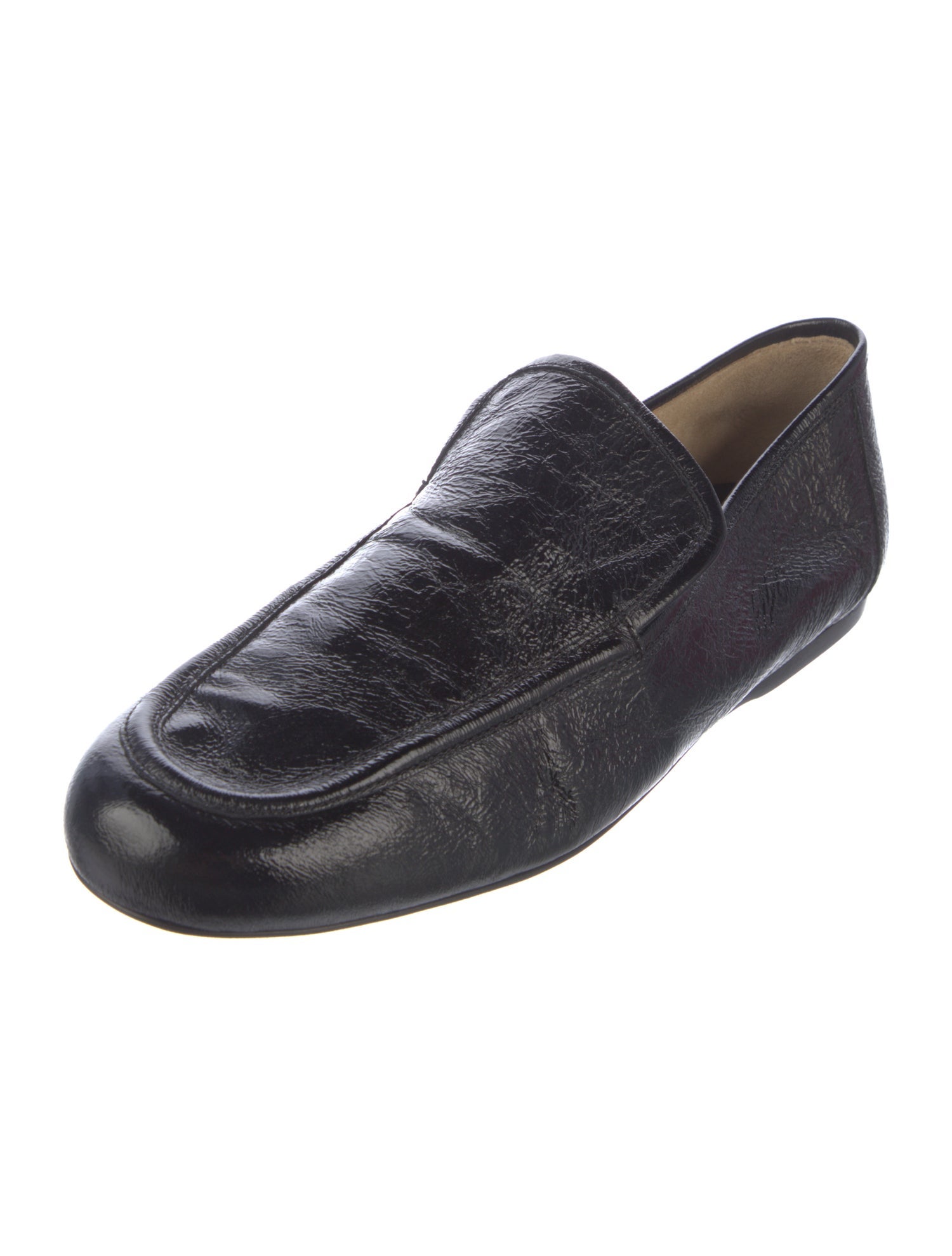 Khaite Patent Leather Loafers