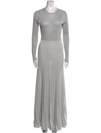 Khaite Crew Neck Long Dress