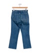 Khaite Mid-Rise Straight Leg Jeans