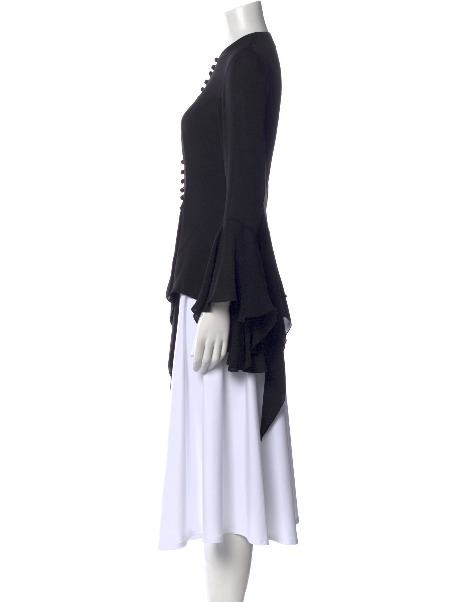 Khaite Silk Mock Neck Tunic