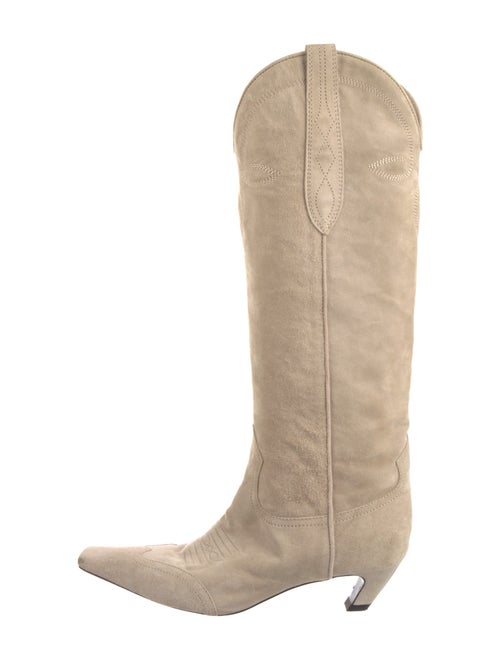 Khaite Suede Riding Boots