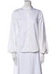 Khaite Long Sleeve Button-Up Top