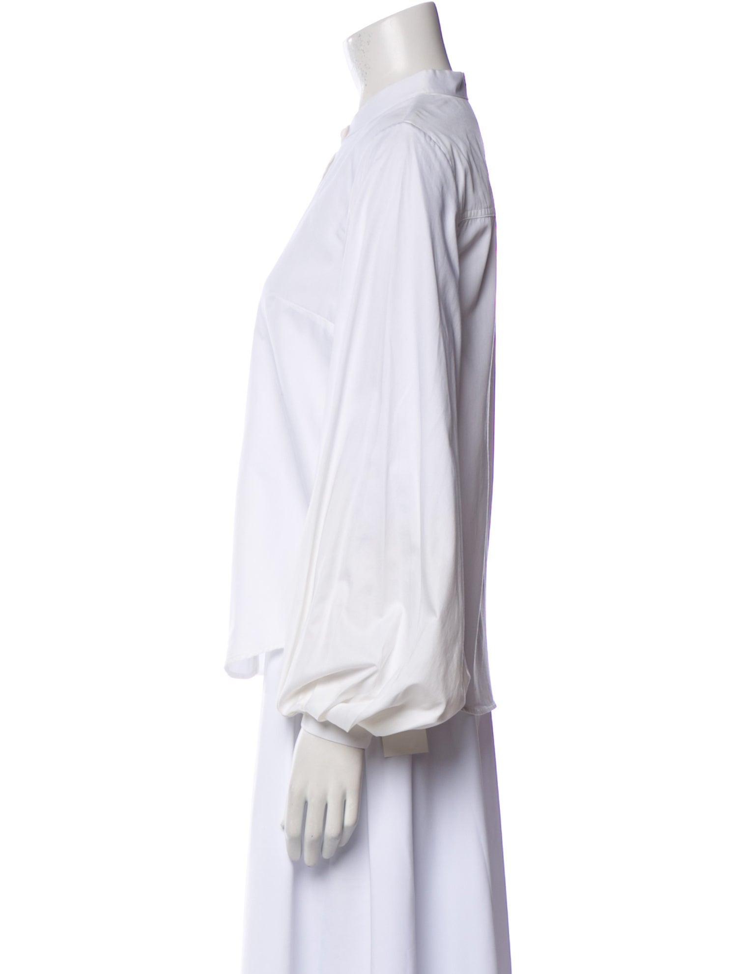 Khaite Long Sleeve Button-Up Top