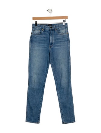 Khaite Mid-Rise Skinny Leg Jeans