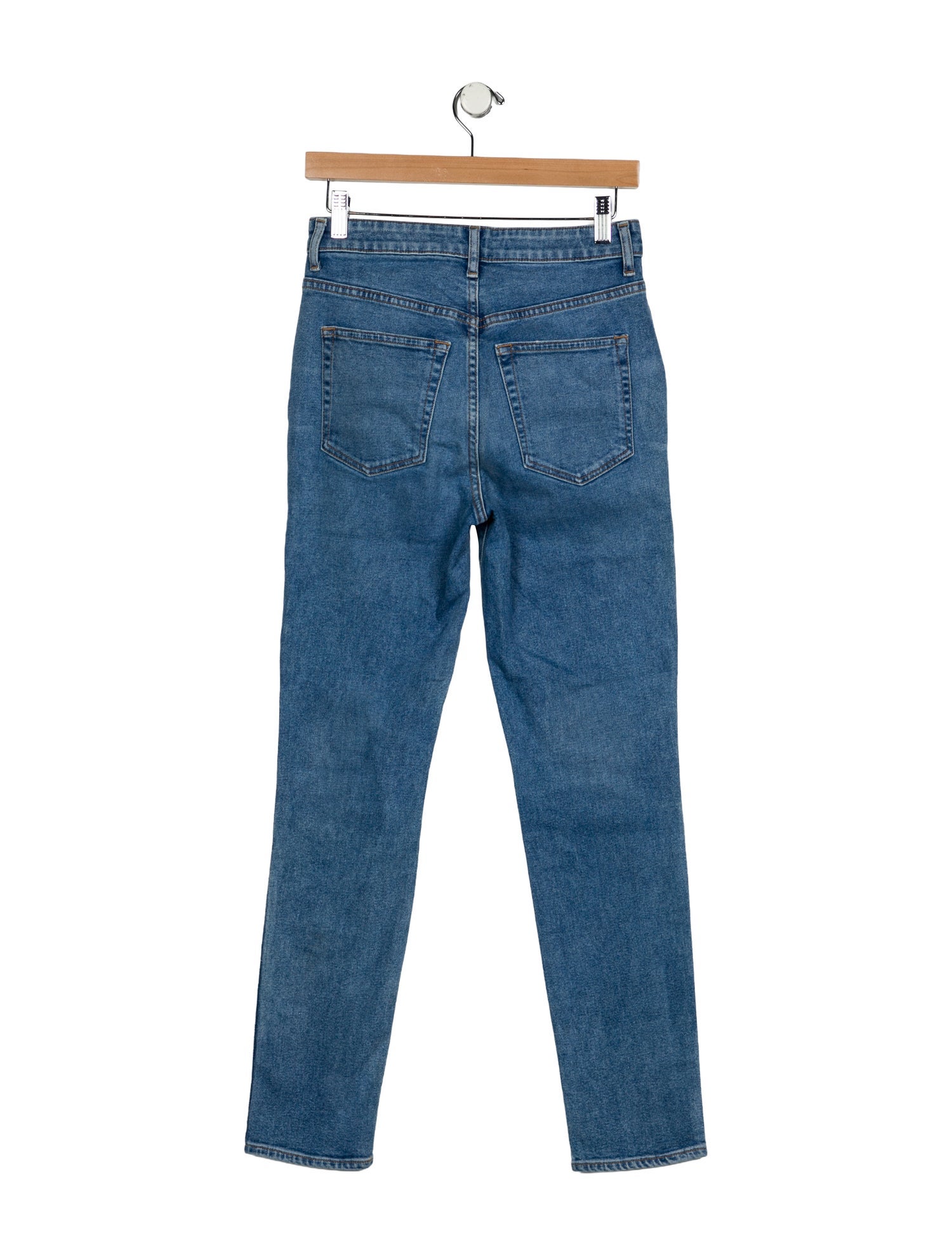 Khaite Mid-Rise Skinny Leg Jeans