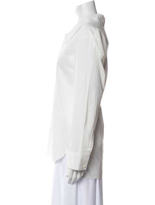 Khaite Long Sleeve Button-Up Top