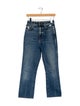 Khaite High-Rise Straight Leg Jeans