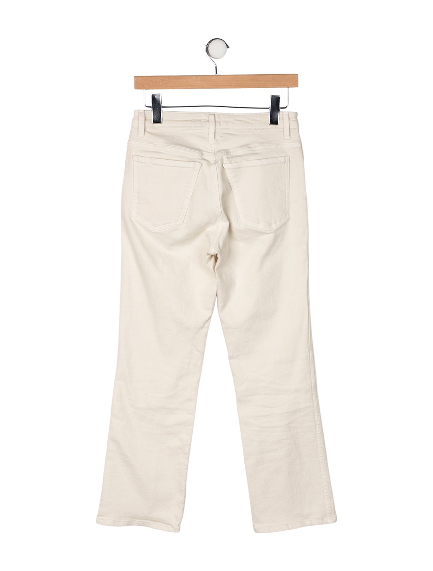 Khaite Mid-Rise Straight Leg Jeans