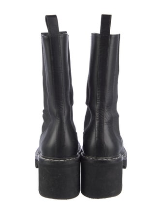 Khaite Leather Chelsea Boots