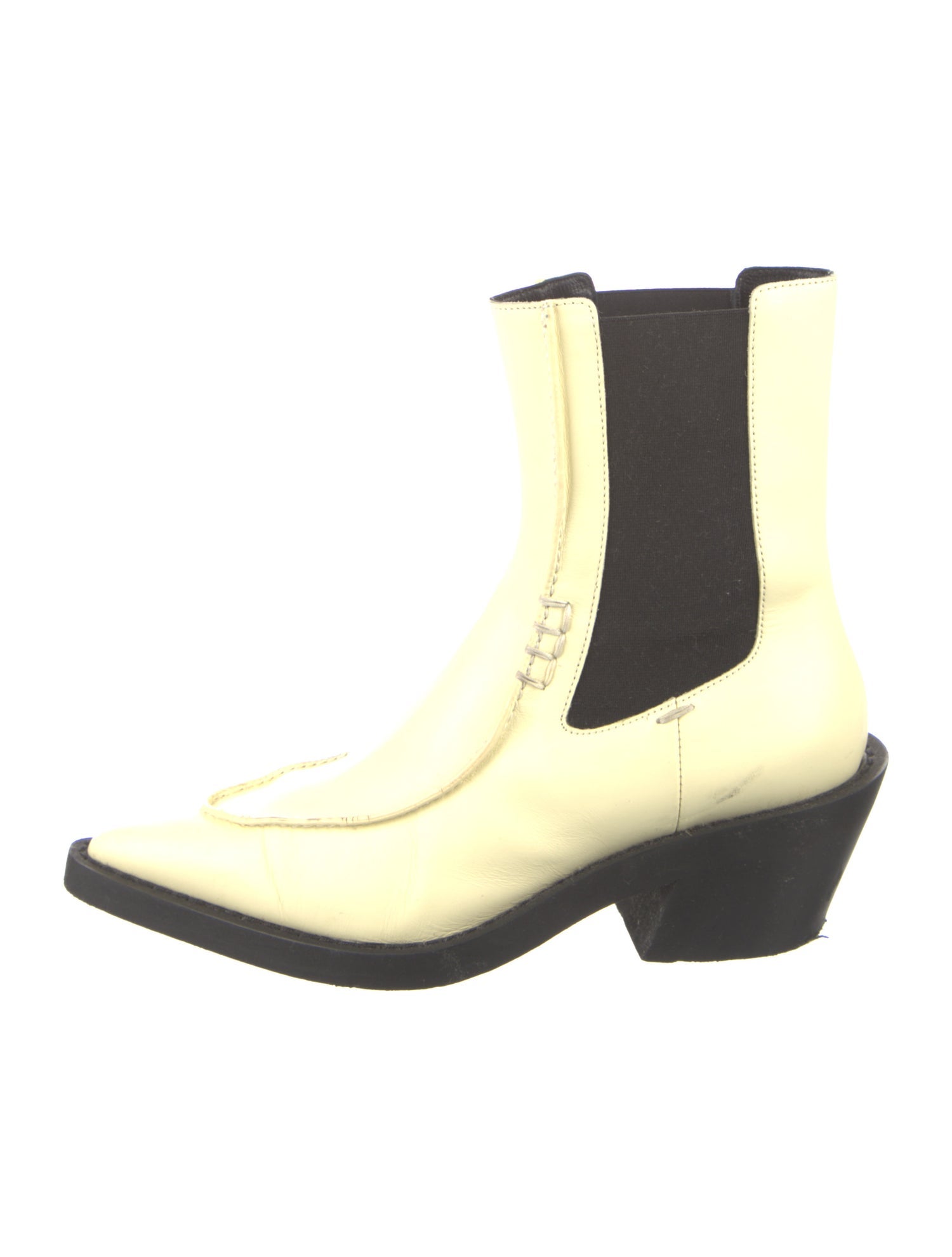 Khaite Leather Chelsea Boots