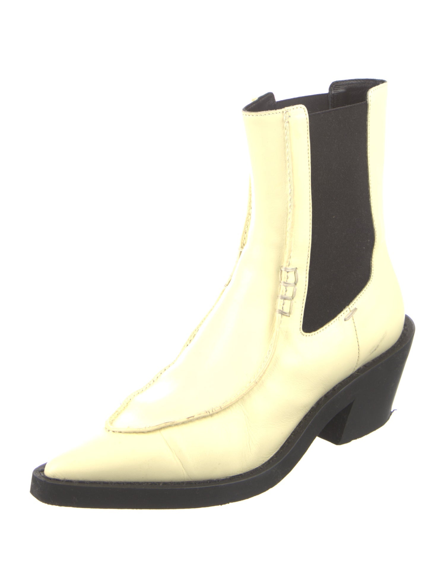 Khaite Leather Chelsea Boots
