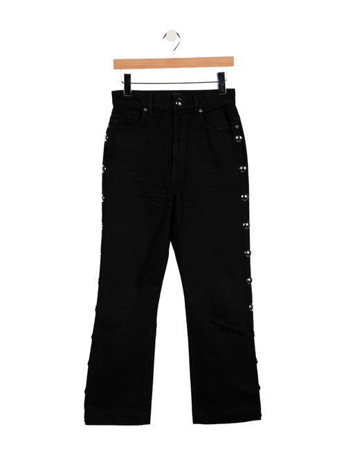 Khaite Mid-Rise Straight Leg Jeans