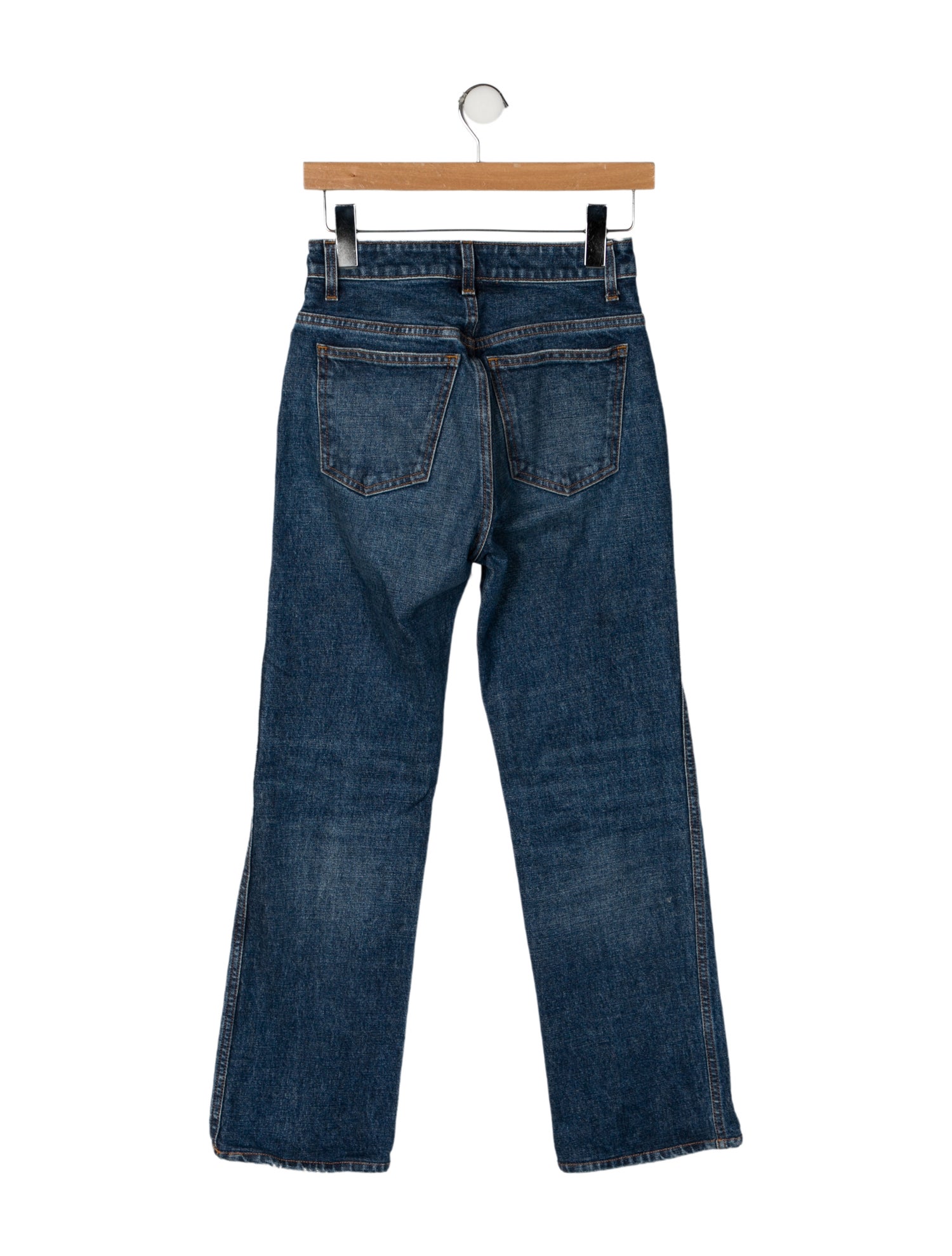 Khaite High-Rise Wide Leg Jeans