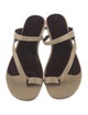 Khaite Leather Slides