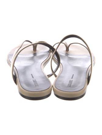 Khaite Leather Slides