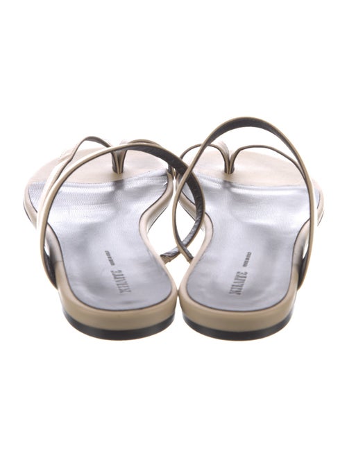 Khaite Leather Slides