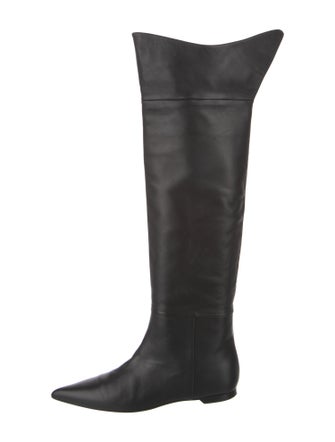 Khaite Leather Boots