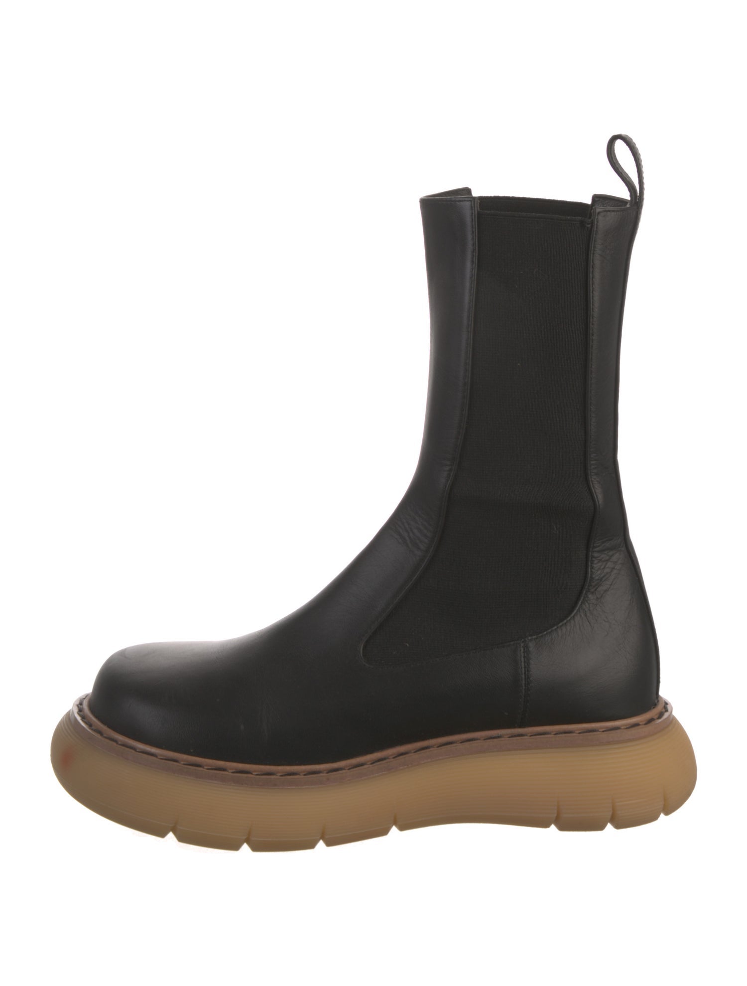 Khaite Leather Chelsea Boots