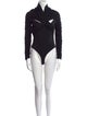 Khaite Mock Neck Long Sleeve Bodysuit