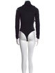Khaite Mock Neck Long Sleeve Bodysuit