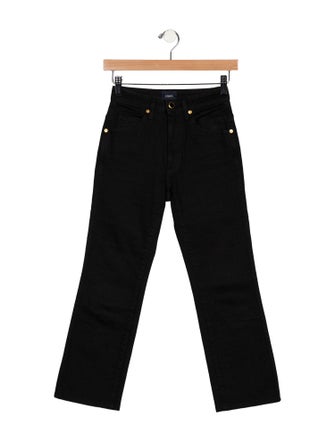 Khaite Mid-Rise Straight Leg Jeans