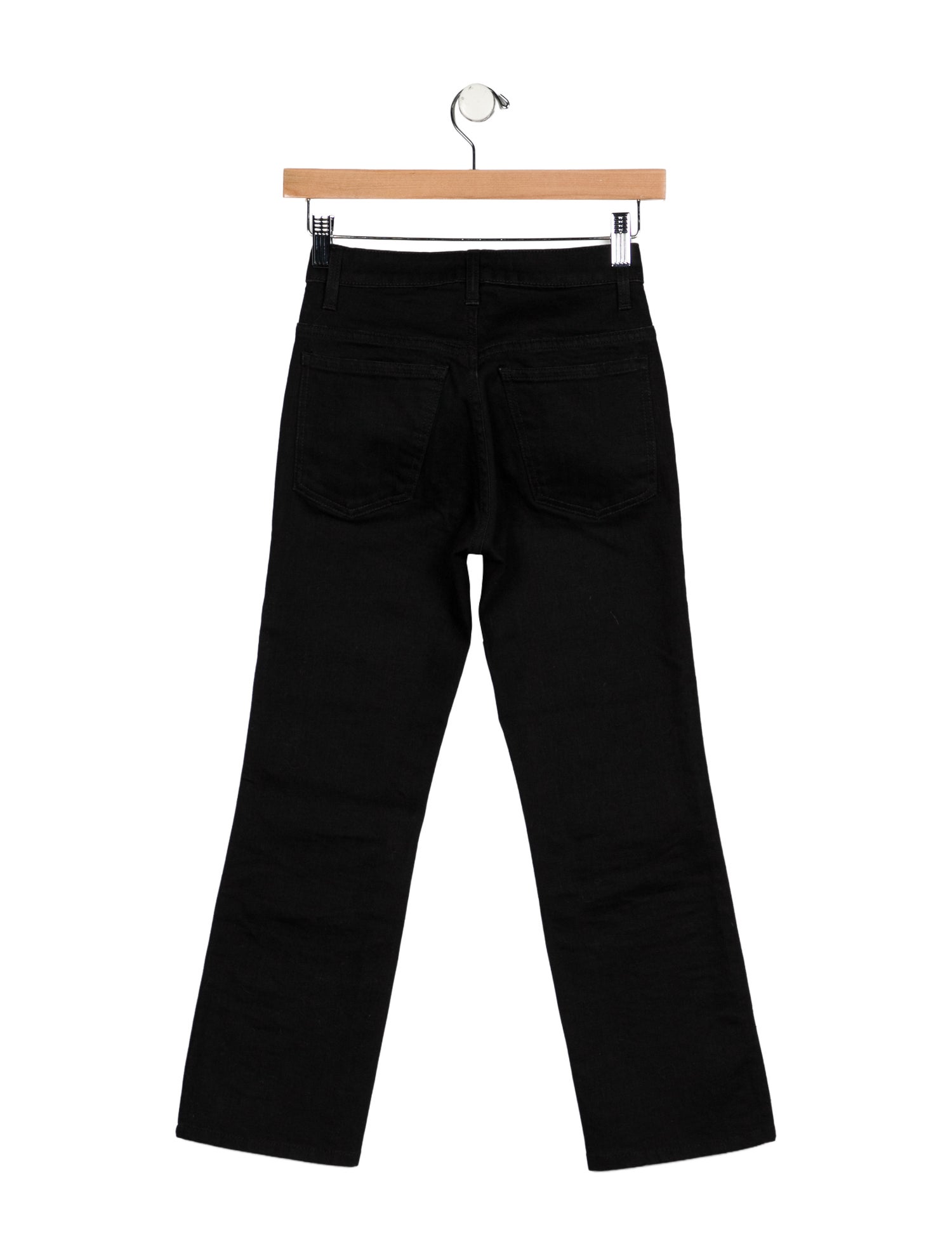 Khaite Mid-Rise Straight Leg Jeans