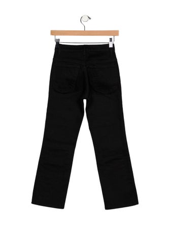 Khaite Mid-Rise Straight Leg Jeans