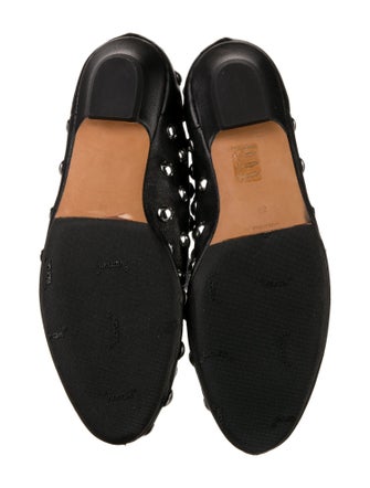 Khaite Leather Studded Accents Sock Boots