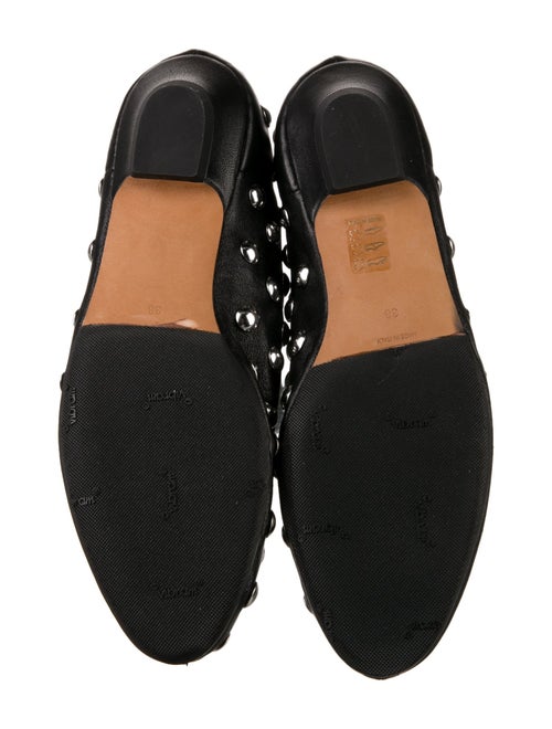 Khaite Leather Studded Accents Sock Boots