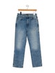 Khaite High-Rise Straight Leg Jeans