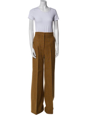 Khaite Virgin Wool Plaid Print Pantsuit