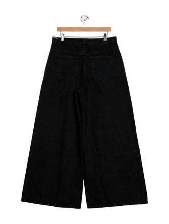 Khaite High-Rise Wide Leg Jeans