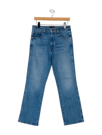 Khaite High-Rise Wide Leg Jeans