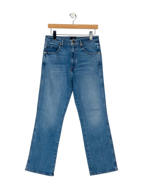 Khaite High-Rise Wide Leg Jeans