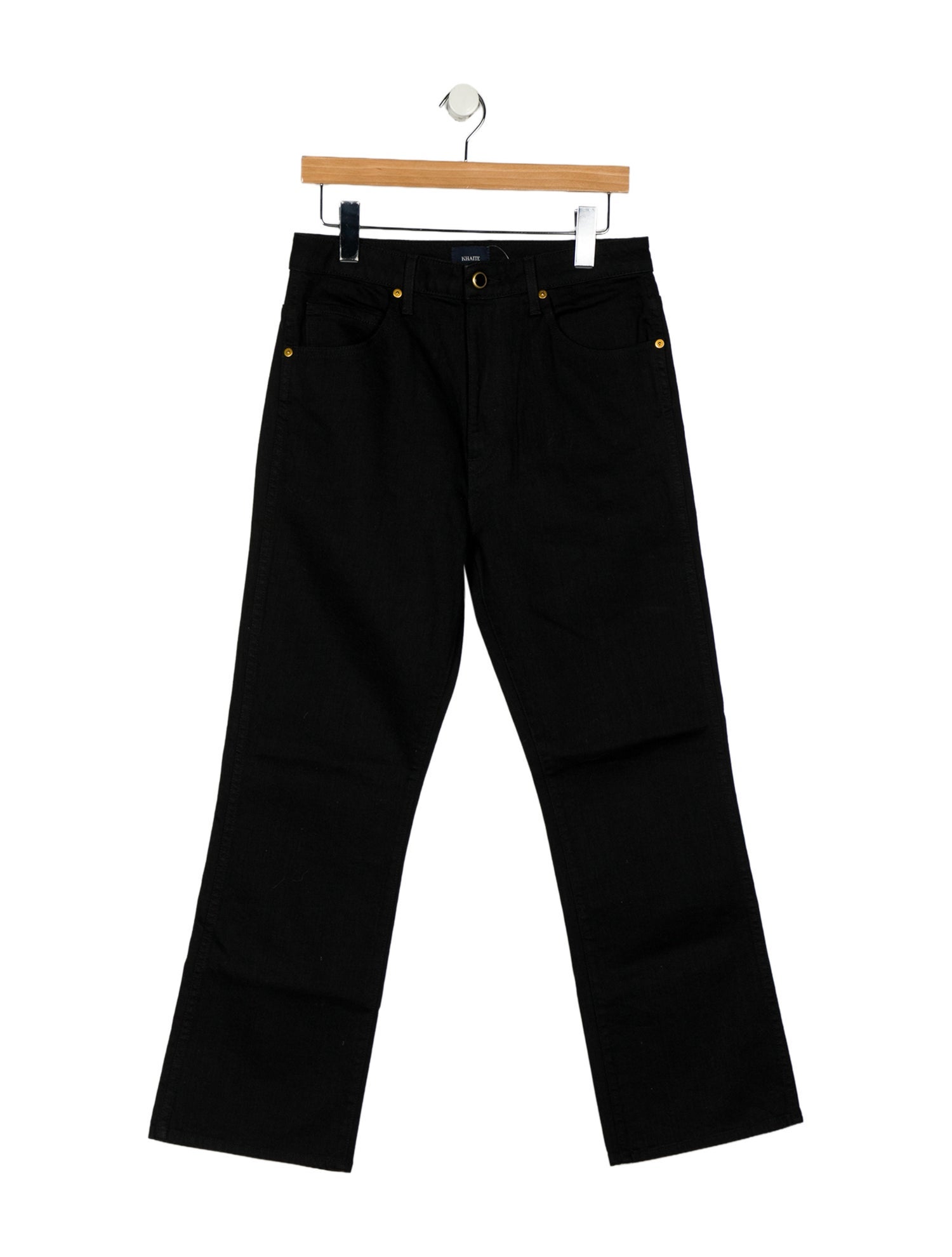 Khaite High-Rise Wide Leg Jeans