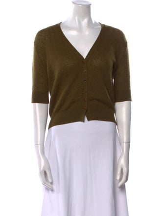Khaite Cashmere V-Neck Sweater