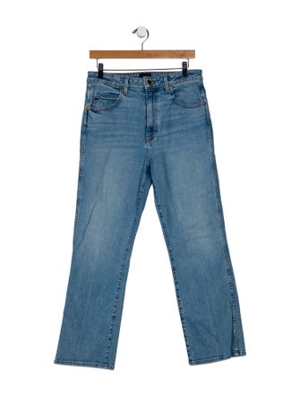 Khaite High-Rise Wide Leg Jeans