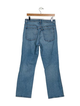 Khaite High-Rise Wide Leg Jeans