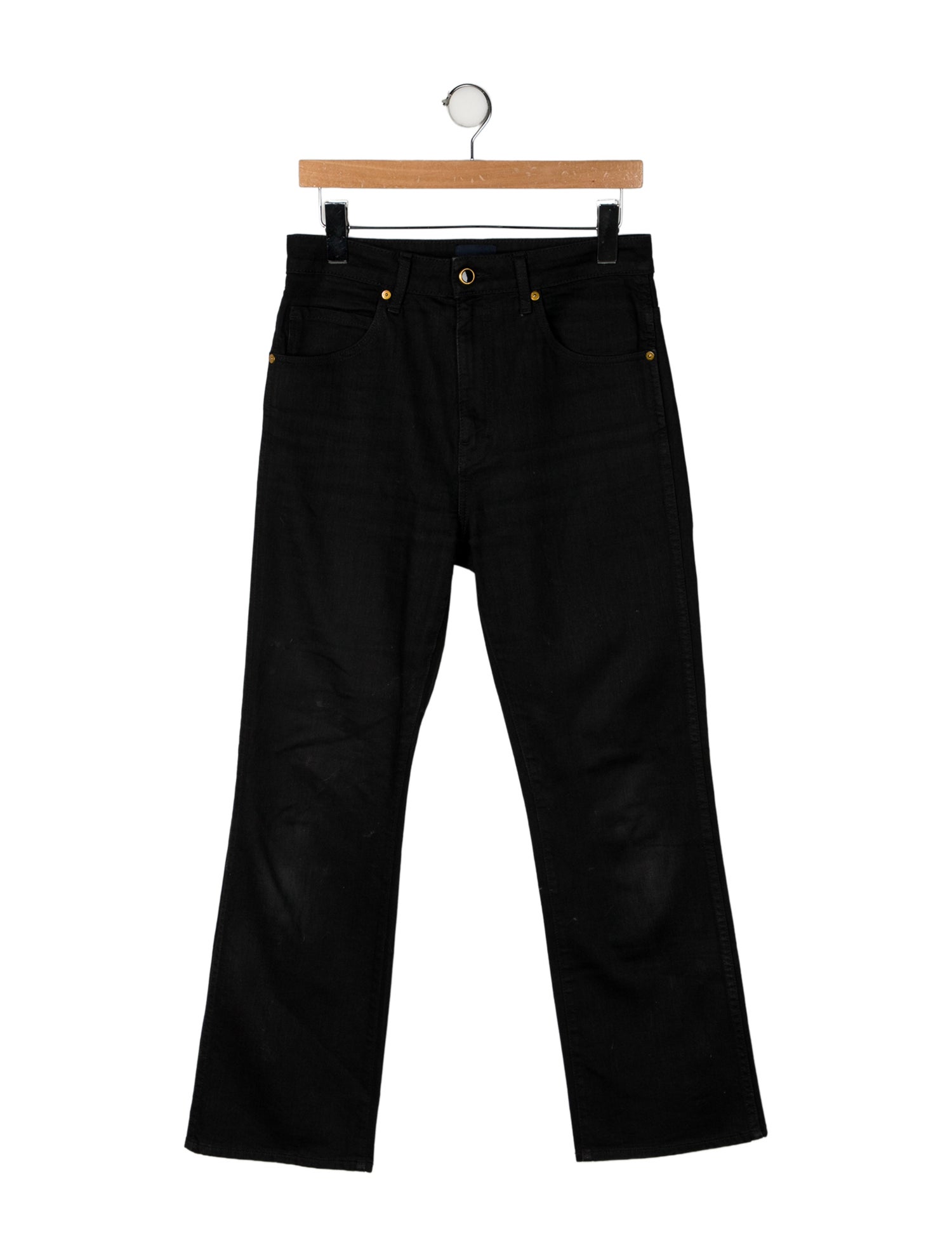 Khaite High-Rise Wide Leg Jeans