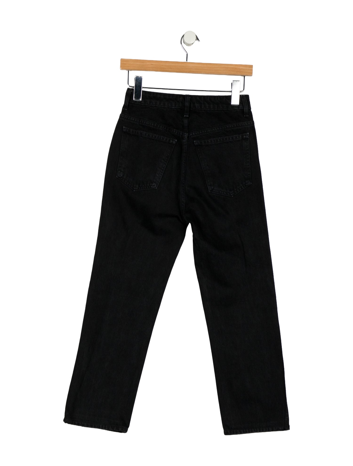 Khaite High-Rise Straight Leg Jeans