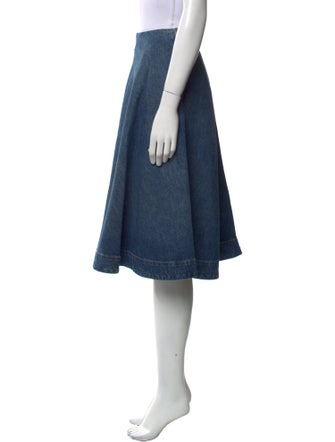 Khaite Pleated Accents Knee-Length Skirt