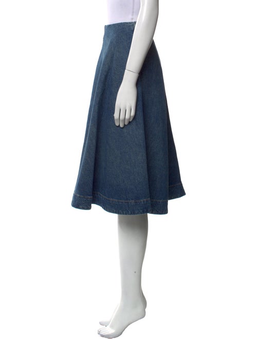 Khaite Pleated Accents Knee-Length Skirt