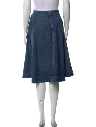 Khaite Pleated Accents Knee-Length Skirt