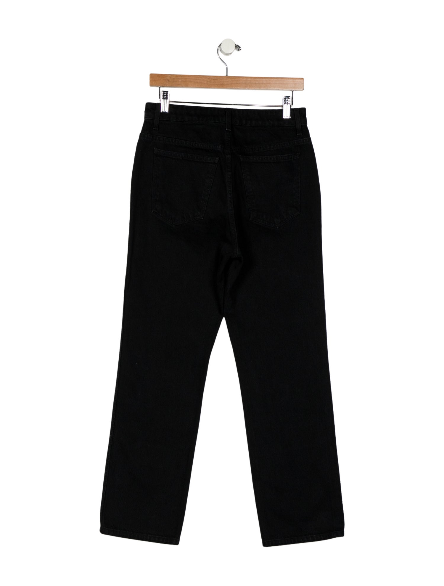 Khaite Mid-Rise Straight Leg Jeans