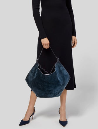 Khaite Suede Lotus Small