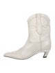 Khaite Leather Western Boots