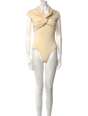 Khaite Cowl Neck Sleeveless Bodysuit