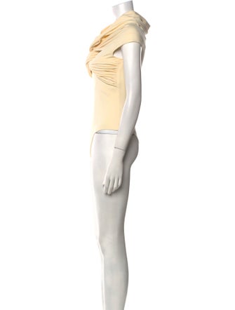 Khaite Cowl Neck Sleeveless Bodysuit